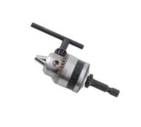 YWBL-WH Portabrocas Tipo Llave Portabrocas de 0,6 a 6,5 mm 3 8 24UNF con Cabeza Hexagonal de 1 4 Varilla Roscada de 3 8 Cuerpo Recubierto de Cr para Instalación de Reparación de Taladros Ligeros y
