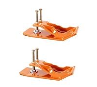 YWBL-WH Protector de Cubo de Tractor, Protector de Bordes de Cortadora de Césped de Acero Al Carbono para Extensión de Nieve y Grava, 2 Piezas