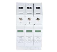 YWBL-WH Protector Eléctrico de Casa 3P, 1000V 20kA/40kA para Fotovoltaico | con Respuesta Rápida, para Paneles Eléctricos Domésticos, Montaje en Carril DIN Retardante de Llama, Carcasa PA66 20KA 40KA