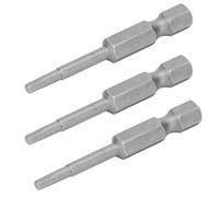 YWBL-WH Puntas de Destornillador con Cabeza Magnética, Puntas de Destornillador con Casquillo Hexagonal de Acero de Aleación S2, Paquete de 10, 2,5 Mm X 50 Mm con Vástago de 6,35 para Reparación de