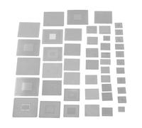 YWBL-WH Red de Plantilla de Reparación BGA, 47 Plantillas Universales de Acero Inoxidable 304 para Reparación de Tarjetas Gráficas de Placa Base de Computadora Portátil, Duraderas Resistentes Al