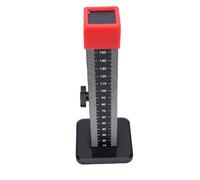 YWBL-WH Regla de Nivelación, Regla de Nivel de Burbuja con Base Magnética con Escala de Doble Cara para Instalación de Baldosas de Techo y Piso