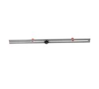 YWBL-WH Regla Escuadra T 48in Aluminio Madera Herramienta Medición | Hoja de Acero Inoxidable Grabada con Láser, Escala Métrica e Imperial de 120 Cm, Marcado de ángulo de 45 y 90 Grados para