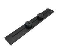 YWBL-WH Regleta de Alimentación de Montaje en Pared, Riel de Toma de Corriente de Aleación de Aluminio de 8000W 32A con Indicador LED y Cinta, para Sala de (2 Tomas Universales 13A 3250W + 1