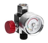 YWBL-WH Regulador de Presión de Aire, Hierro y Plástico, Válvula Ajustable 0-140 Psi para Pintura con Chorro de