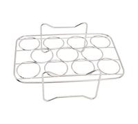 YWBL-WH Rejilla para Vaporizador de Huevos, Accesorio para Freidora de Aire, Soporte para Olla Instantánea para Preparar el Desayuno, Olla Arrocera