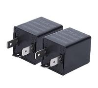 YWBL-WH Relé de Señal de Giro, Material ABS, Diseño Compacto, 12V 24V Compatible para Intermitente LED y Control Remoto