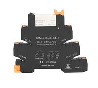 YWBL-WH Relé Ultradelgado SPDT 6A 6V a 24V Módulo de relé de Estado Sólido de Montaje en Carril DIN para Aparatos de Control y Distribución de Energía