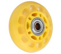 YWBL-WH Ruedas de Repuesto Resistentes de PU para Carrito de Equipaje, Patines, Muebles, Banco de Trabajo, Ruedas de Scooter Deportivo, Transparentes Resistentes a la Presión, sin Daños Al Suelo,