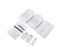 YWBL-WH Sensor de Seguridad Infrarrojo Móvil sin Cables, de Alerta de Entrada con Receptor para Entrada de Tienda y Patio Trasero, 433MHz (1 Receptor + 2 Transmisor)