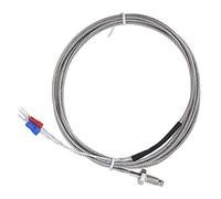 YWBL-WH Sensor de Temperatura de Sonda de Tornillo, Termopar Tipo K, Cable Duradero, Rango de 0-450 °C, Ideal para Aplicaciones de Maquinaria y Energía Eléctrica