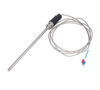 YWBL-WH Sensor de Termopar Tipo K Sonda de Temperatura de Cable Blindado a Tierra 32 a 1472F WRNT 01 Sonda de 200 Mm Cable de 2000 Mm para Equipos de Hornos Industriales