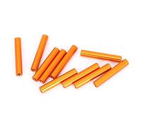 YWBL-WH Separador de Aluminio Espaciador Redondo Anodizado Naranja M3x30mm Sujetador de Perno de Aleación de Aluminio para FPV Quadcopter UAV RC Avión Construye Fácil Instalación Paquete de 10