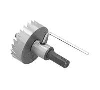 YWBL-WH Sierra de HSS Abridor de Agujeros de Acero de Alta Velocidad Vástago Triangular de 45 Mm y 1,7 Pulgadas para Corte de Metal Placa de 3 Mm para Usuarios de Taladros que Trabajan en Acero