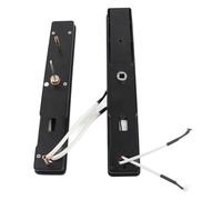 YWBL-WH Smart Home Security Lock IP65 Teclado Digital Impresión Digital Palabra Clave Palabra Clave sin Bloque de Entrada de Teclas con Aplicación de Vidrio Framual, Material de Liga de Aluminio