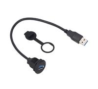 YWBL-WH Soporte de Automóvil USB 3.0 Flush Cable Resistente Fiteen -To -Mänlichen Panel Adaptador de Montaje para la Calificación de Prueba IP67 Al Aire Libre