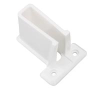 YWBL-WH Soporte de Extremo de Estante de Alambre, Soportes Montados en la Pared, Soporte de Esquina Resistente para Armarios, 12 Uds.