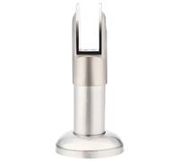 YWBL-WH Soporte de Partición para Inodoro de Acero Inoxidable, Fundición 304, Instalación Práctica, Duradera y Conveniente para Baños Públicos, Baños y Más