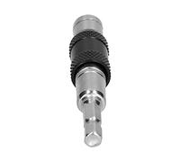 YWBL-WH Soporte de Punta Hexagonal de Acero Al Cromo Vanadio, Varilla de Extensión Multiángulo Autoblocante con Anillo de Bloqueo de Liberación Rápida para Destornillador de Taladro (Plata Negro)