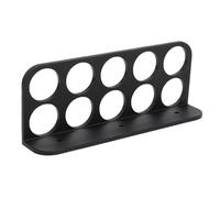 YWBL-WH Soporte de Soporte para Cables, de para Cables ABS, Diseño de 10 Orificios, Estante de Administración de de 6,5 X 1,3 X 2,5 Pulgadas para Enrutamiento de de Bus Modular y Organización de