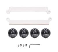 YWBL-WH Soporte de Techo para Automóvil Satelital con Potentes Ventosas Kit de Montaje para Automóvil para Mini Antena Parabólica Techo Corredizo Parabrisas Techo Construcción de ABS