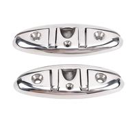 YWBL-WH Tacos Plegables para Barcos, Tacos Abatibles para Muelle con Placas Traseras y Tornillos, para Atraque Marino de Yates, Pontones y Kayak