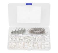 YWBL-WH Terminal de Cable de Bricolaje JST-XH de 460 Piezas, Conector de Cable Macho Hembra Terminal de 2/3/4/5/6 PIN, Adaptador Eléctrico de Bricolaje Retardante de Llama para Industria