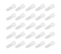 YWBL-WH Terminal de Extremo Cerrado, 1000 Piezas, Kit de Tapa de Engarzado de Nailon para CE1 CE2 CE5, Conectores de Cable Transparentes Retardantes de Fuego para Proyectos Eléctricos Industriales