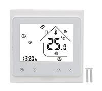 YWBL-WH Termostato WiFi, Controlador Programable Inteligente con Pantalla LCD para Calefacción de Gas de Agua, Control Remoto a Través de un Enlace de Aplicaciones Móviles, Instalación