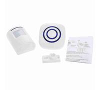 YWBL-WH Timbre Inalámbrico con Alarma de Sensor de Movimiento 38 Tonos de Llamada 110dB Volumen Ajustable para Tienda Oficina Hogar Hotel