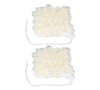 YWBL-WH Toalla de Baño Exfoliante con Bola de Ducha para Lavado de Cara 2 en 1 Lavado y Bola de Ducha 2 en 1 para Viajes Mujeres Hotel con Limpieza Suave y Ahorro de Espacio