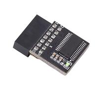 YWBL-WH TPM LPC 14Pin TPM 2.0 Módulo de Cifrado Componentes Independientes, Módulo de Seguridad Criptográfica Protección Compacta para Placa Base de Escritorio