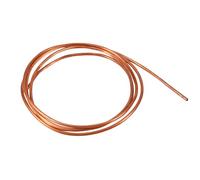 YWBL-WH Tubo de Cobre, Tubo de Cobre de Refrigeración Suave de 2 M, Diámetro Interior de 3 Mm para Plomería, Generadores, Equipos Eléctricos con Buena Conductividad Térmica