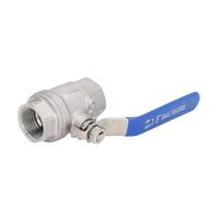 YWBL-WH Válvula de Bola de 3/4 pulg., Acero Inoxidable, Alta Presión, 1000 Psi, Adecuada para Sistemas de Tuberías de Agua, Aceite y Gas