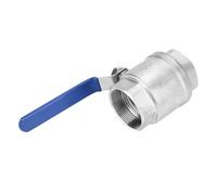YWBL-WH Válvula de Bola de Acero Inoxidable de 2 Pulgadas, 304 Puerto Completo de Acero Inoxidable Válvula de Bola de Rosca Hembra de Dos Piezas, Reemplazo de Válvulas de Tubería de Agua