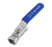 YWBL-WH Válvula de Bola de Acero Inoxidable, Rosca Hembra BSP de 3/4 de Pulgada, Puerto Completo Sanitario para Tubería de Tanque de Agua y Control de Cierre de Fluido Industrial de Alta (1/4"(2