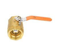 YWBL-WH Válvula de Bola de Latón 1-1/4BSP para Agua, Aceite, Gas, Válvula de Plomería Duradera con Presión de,6 MPa para Sistemas HVAC y Tuberías