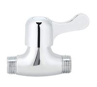 YWBL-WH Válvula de Cierre de Cobre con Rosca G1/2 Pulgadas, Cabezal de Ducha de Baño, Regulador de Presión de Agua, Grifo Recto, Válvula de ángulo de Cocina