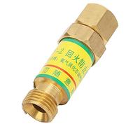 YWBL-WH Válvula de Retención de Latón M16*1.5 para Supresor de Retroceso de Retroceso de Acetileno y Oxígeno para Soplete de Corte de Soldadura, Prevención de Flujo Inverso, Flujo Nominal de 15