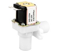 YWBL-WH Válvula Solenoide DC 12V N C Interruptor de Entrada de Agua Normalmente Cerrado DN15 Válvula Magnética Eléctrica de Latón Plástico para Calentador Solar Riego por Aspersión de