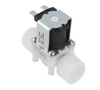 YWBL-WH Válvula Solenoide Válvula de Entrada de Agua de Plástico G3 4 Solenoide Eléctrica Normalmente Cerrada DC24V o AC220 240V 0 02 a 0 8MPa para Aparatos de Riego de Plomería (DC24V)