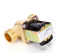 YWBL-WH Válvula Solenoide Válvula Electromagnética de Cobre 1 2 Pulgadas DC12V DC24V AC220V Tipo Piloto 0.02 a 0.8MPa 32 a 176 °F para Calentadores de Agua Solares Uso Industrial (DC12V)