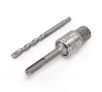 YWBL-WH Varilla de Conexión para Abre Agujeros, Extensión de 110 Mm para Martillo Perforador con Adaptador de Mandril de Liberación Rápida, Compatibilidad Universal para Perforación de