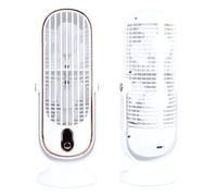YWBL-WH Ventilador de Escritorio 1200mAh USB, Oscilante Silencioso, 5