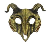YWBleked Caretas HalloweenHalloween Scary Headgear Halloween Horrible The Evil Dead Cosplay Props Alien Bloody Detalles Cumpleaños 3 Años (Gold, One Size)