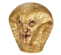 YWBleked Halloween MascaraCouvre-Chef en Latex pour Halloween, Animal Mignon, Spectacle de Danse au Bar Antifaz Niño (Gold, 45x35x3cm)