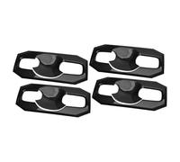 YWBSPPO Manija Puerta Exterior Shel Compatible con Toyota para Tundra 2022 2023 Manija De Puerta Exterior De Coche Cubierta De Cuenco Accesorios De Ajuste Estilo Fibra De Carbono Negro