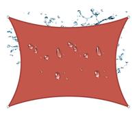 YWBXSHKD Impermeable Toldo Vela De Sombra 4x4m, Vela De Sombra Rectangular, Vela De JardíN Impermeable ProteccióN ProteccióN Rayos UV Impermeable ProteccióN para Exterior