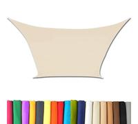 YWBXSHKD Vela De Sombra Exterior Rectangular 3x5m, Toldo Vela Rectangular, ProteccióN Solar, Impermeable A Prueba De Viento ProteccióN UV para Patio, JardíN, Exteriores