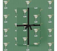 Ywdbzjhs 10 hojas de papel de regalo A Tini Bit Older, no enrollado, 19.7 x 27.6 pulgadas, papel de regalo de Martini para Martini, despedida de soltera, suministros de fiesta